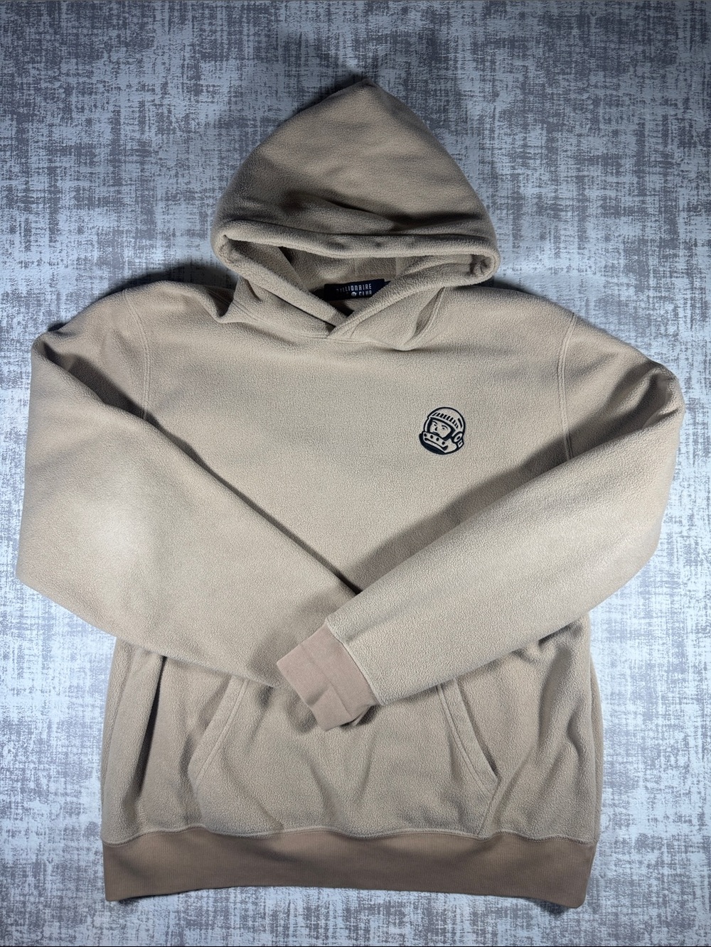 Billionaire Boys Club Beige Fleece Helmet Hoodie sz XL 28X24.5 PTP